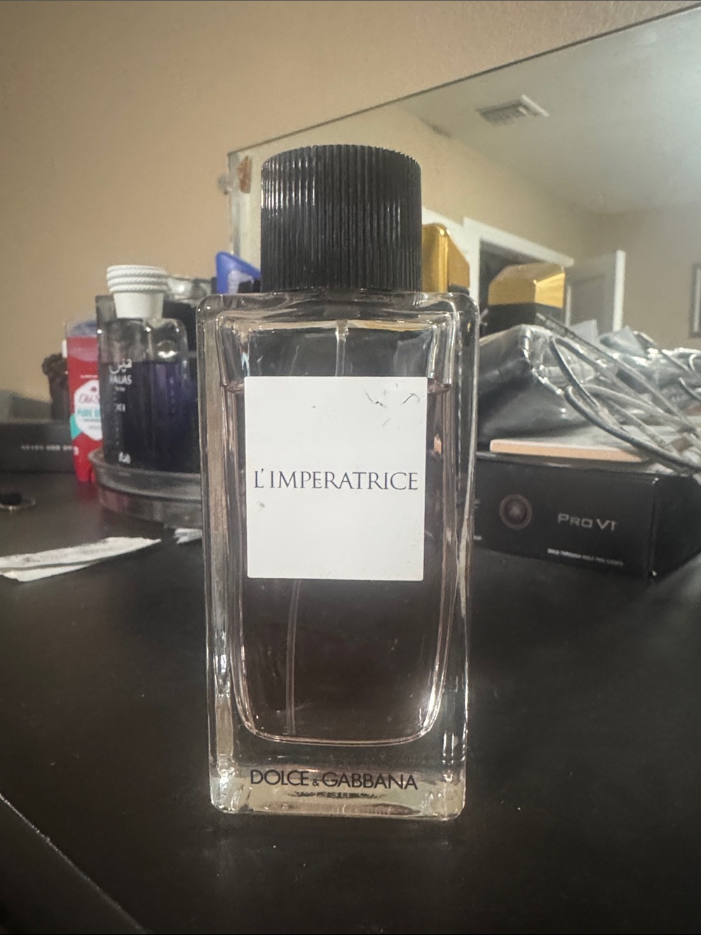 Dolce & Gabbana L'Imperatrice Clear Bottle with Black Cap
